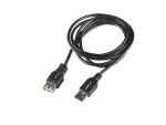 PRZEDŁUŻACZ USB-A M/F 2.0 1.8M CZARNY BOX LANBERG