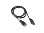 PRZEDŁUŻACZ USB-A M/F 2.0 1M CZARNY BOX LANBERG