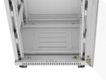 SZAFA INSTALACYJNA RACK STOJĄCA 19" 15U 600X600 SZARA DRZWI PRZESZKLONE LCD LANBERG (FLAT PACK) V2