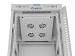 SZAFA INSTALACYJNA RACK STOJĄCA 19" 22U 600X800 SZARA DRZWI PRZESZKLONE LCD LANBERG (FLAT PACK) V2