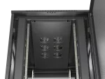 SZAFA INSTALACYJNA RACK STOJĄCA 19" 22U 800X1200 CZARNA DRZWI PERFOROWANE LANBERG (FLAT PACK)