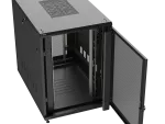 SZAFA INSTALACYJNA RACK STOJĄCA 19" 22U 800X1200 CZARNA DRZWI PERFOROWANE LANBERG (FLAT PACK)