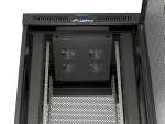 SZAFA INSTALACYJNA RACK STOJĄCA 19" 22U 800X800 CZARNA DRZWI PERFOROWANE LCD LANBERG (FLAT PACK) V2