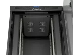 SZAFA INSTALACYJNA RACK STOJĄCA 19" 22U 800X800 CZARNA DRZWI PRZESZKLONE LCD LANBERG (FLAT PACK) V2