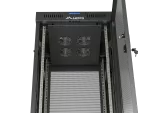SZAFA INSTALACYJNA RACK STOJĄCA 19" 27U 600X600 CZARNA DRZWI PERFOROWANE LCD LANBERG (FLAT PACK) V2