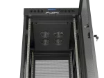 SZAFA INSTALACYJNA RACK STOJĄCA 19" 27U 600X800 CZARNA DRZWI PERFOROWANE LCD LANBERG (FLAT PACK) V2