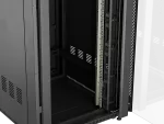 SZAFA INSTALACYJNA RACK STOJĄCA 19" 27U 800X1000 CZARNA DRZWI PRZESZKLONE LCD LANBERG (FLAT PACK) V2