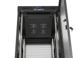 SZAFA INSTALACYJNA RACK STOJĄCA 19" 32U 600X800 CZARNA DRZWI PERFOROWANE LCD LANBERG (FLAT PACK)