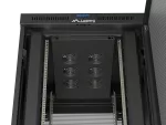 SZAFA INSTALACYJNA RACK STOJĄCA 19" 37U 800X1000 CZARNA DRZWI PERFOROWANE LCD LANBERG (FLAT PACK) V2