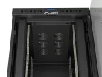 SZAFA INSTALACYJNA RACK STOJĄCA 19" 37U 800X1000 CZARNA DRZWI PRZESZKLONE LCD LANBERG (FLAT PACK) V2