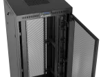 SZAFA INSTALACYJNA RACK STOJĄCA 19" 37U 800X800 CZARNA DRZWI PERFOROWANE LCD LANBERG (FLAT PACK)