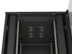 SZAFA INSTALACYJNA RACK STOJĄCA 19" 37U 800X800 CZARNA DRZWI PRZESZKLONE LANBERG (FLAT PACK)