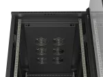 SZAFA INSTALACYJNA RACK STOJĄCA 19" 42U 600X1000 CZARNA DRZWI PRZESZKLONE LANBERG (FLAT PACK)