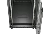 SZAFA INSTALACYJNA RACK STOJĄCA 19" 42U 600X1000 CZARNA DRZWI PRZESZKLONE LANBERG (FLAT PACK)