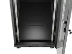 SZAFA INSTALACYJNA RACK STOJĄCA 19" 42U 600X1200 CZARNA DRZWI PRZESZKLONE LCD LANBERG (FLAT PACK) V2