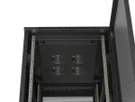 SZAFA INSTALACYJNA RACK STOJĄCA 19" 42U 600X800 CZARNA DRZWI PERFOROWANE LANBERG (FLAT PACK)