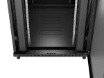 SZAFA INSTALACYJNA RACK STOJĄCA 19" 42U 800X1000 CZARNA DRZWI PERFOROWANE LANBERG (FLAT PACK)