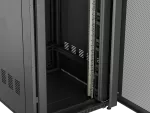 SZAFA INSTALACYJNA RACK STOJĄCA 19" 42U 800X1000 CZARNA DRZWI PERFOROWANE LANBERG (FLAT PACK)