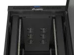 SZAFA INSTALACYJNA RACK STOJĄCA 19" 42U 800X1200 CZARNA DRZWI PERFOROWANE LCD LANBERG (FLAT PACK) V2