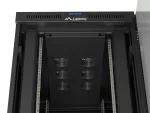SZAFA INSTALACYJNA RACK STOJĄCA 19" 42U 800X1200 CZARNA DRZWI PRZESZKLONE LCD LANBERG (FLAT PACK) V2