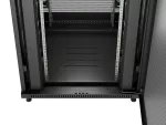 SZAFA INSTALACYJNA RACK STOJĄCA 19" 42U 800X800 CZARNA DRZWI PERFOROWANE LANBERG (FLAT PACK)