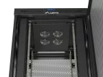 SZAFA INSTALACYJNA RACK STOJĄCA 19" 42U 800X800 CZARNA DRZWI PERFOROWANE LCD LANBERG (FLAT PACK)
