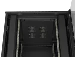 SZAFA INSTALACYJNA RACK STOJĄCA 19" 42U 800X800 CZARNA DRZWI PRZESZKLONE LANBERG (FLAT PACK)