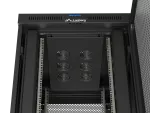 SZAFA INSTALACYJNA RACK STOJĄCA 19" 47U 800X1000 CZARNA DRZWI PERFOROWANE LCD LANBERG (FLAT PACK) V2