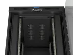 SZAFA INSTALACYJNA RACK STOJĄCA 19" 47U 800X1000 CZARNA DRZWI PRZESZKLONE LCD LANBERG (FLAT PACK) V2
