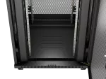 SZAFA INSTALACYJNA RACK STOJĄCA 19" 47U 800X800 CZARNA DRZWI PERFOROWANE LCD LANBERG (FLAT PACK)