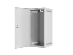 SZAFA INSTALACYJNA RACK WISZĄCA 10" 12U 280X310 SZARA DRZWI METALOWE LANBERG (FLAT PACK)