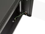 SZAFA INSTALACYJNA RACK WISZĄCA 19" 12U 540X350 CZARNA DRZWI PRZESZKLONE LANBERG (FLAT PACK)