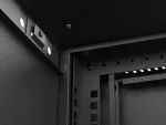 SZAFA INSTALACYJNA RACK WISZĄCA 19" 12U 540X350 CZARNA DRZWI PRZESZKLONE LANBERG (FLAT PACK)