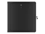 SZAFA INSTALACYJNA RACK WISZĄCA 19" 12U 600X600 CZARNA LANBERG (FLAT PACK) V2