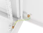 SZAFA INSTALACYJNA RACK WISZĄCA 19" 12U 600X600 SZARA DRZWI METALOWE LANBERG (FLAT PACK)