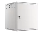 SZAFA INSTALACYJNA RACK WISZĄCA 19" 12U 600X600 SZARA DRZWI METALOWE LANBERG (FLAT PACK)