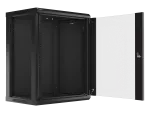 SZAFA INSTALACYJNA RACK WISZĄCA 19" 15U 600X450 CZARNA LANBERG (FLAT PACK) V2