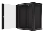 SZAFA INSTALACYJNA RACK WISZĄCA 19" 15U 600X450 CZARNA LANBERG (FLAT PACK) V2