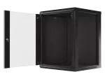 SZAFA INSTALACYJNA RACK WISZĄCA 19" 15U 600X600 CZARNA LANBERG (FLAT PACK) V2