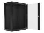 SZAFA INSTALACYJNA RACK WISZĄCA 19" 18U 600X450 CZARNA LANBERG (FLAT PACK) V2