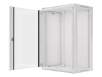 SZAFA INSTALACYJNA RACK WISZĄCA 19" 18U 600X450 SZARA LANBERG (FLAT PACK) V2