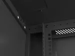 SZAFA INSTALACYJNA RACK WISZĄCA 19" 18U 600X600 CZARNA LANBERG (FLAT PACK) V2