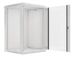 SZAFA INSTALACYJNA RACK WISZĄCA 19" 18U 600X600 SZARA LANBERG (FLAT PACK) V2