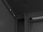 SZAFA INSTALACYJNA RACK WISZĄCA 19" 27U 600X600 CZARNA LANBERG (FLAT PACK) V2