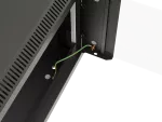 SZAFA INSTALACYJNA RACK WISZĄCA 19" 4U 540X350 CZARNA DRZWI PRZESZKLONE LANBERG (FLAT PACK)