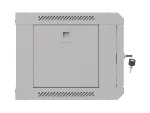 SZAFA INSTALACYJNA RACK WISZĄCA 19" 4U 540X350 SZARA DRZWI PRZESZKLONE LANBERG (FLAT PACK)