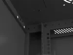 SZAFA INSTALACYJNA RACK WISZĄCA 19" 4U 600X450 CZARNA LANBERG (FLAT PACK) V2