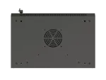 SZAFA INSTALACYJNA RACK WISZĄCA 19" 6U 540X350 CZARNA DRZWI PRZESZKLONE LANBERG (FLAT PACK)