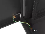 SZAFA INSTALACYJNA RACK WISZĄCA 19" 6U 600X450 CZARNA DRZWI METALOWE LANBERG (FLAT PACK)