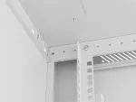 SZAFA INSTALACYJNA RACK WISZĄCA 19" 6U 600X600 SZARA DRZWI METALOWE LANBERG (FLAT PACK)